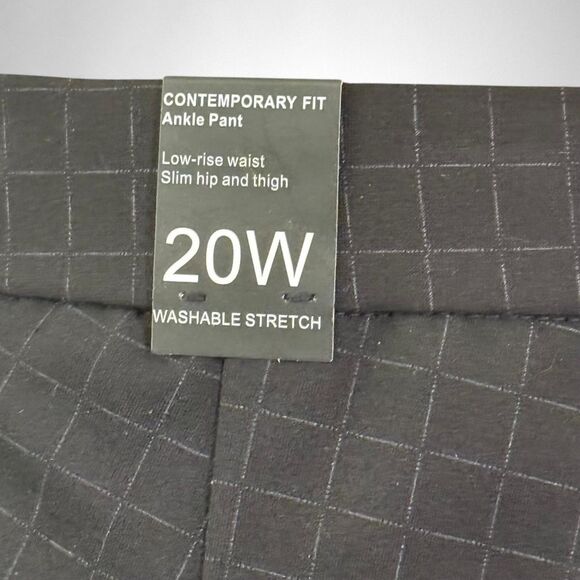 AMANDA + CHELSEA Contemporary Fit Stretch Ankle Pants, NWT! Size 20W - Picture 8 of 9
